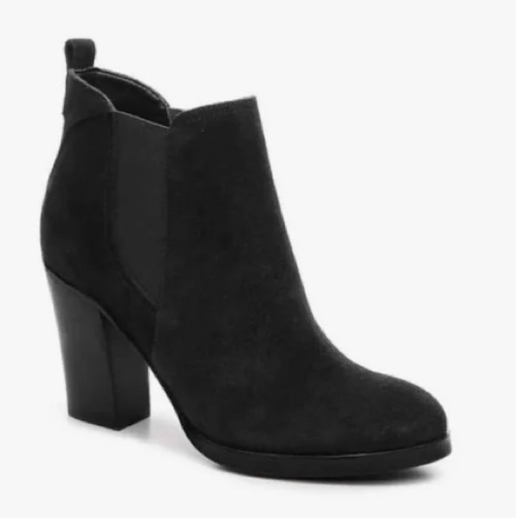 Marc Fisher • Saint Sueded Chelsea Boot in Black - Picture 1 of 11